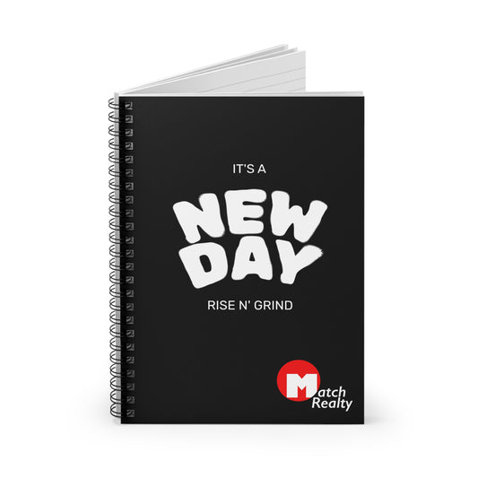 Spiral Notebook - Rise N' Grind Motivational Journal